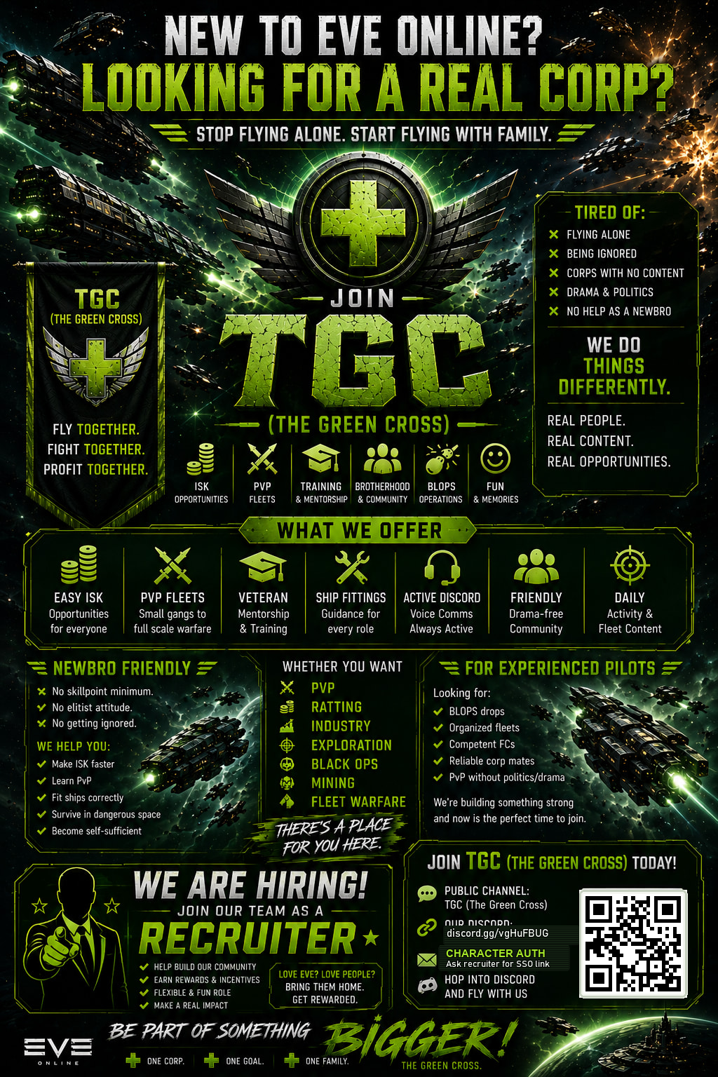 The Green Cross recruitment poster preview